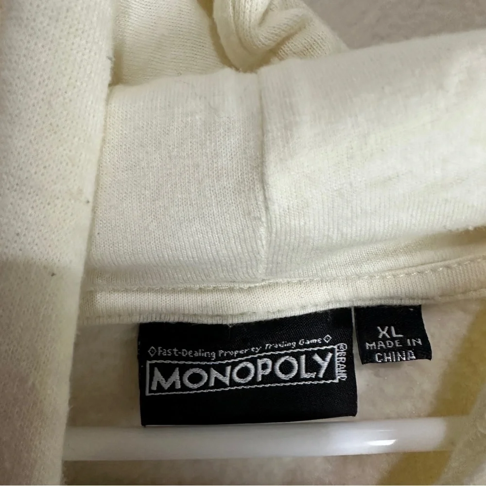 Monopoly Hoodie Jacket Size XL